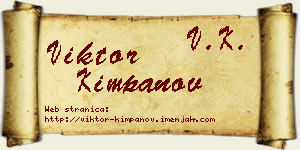 Viktor Kimpanov vizit kartica